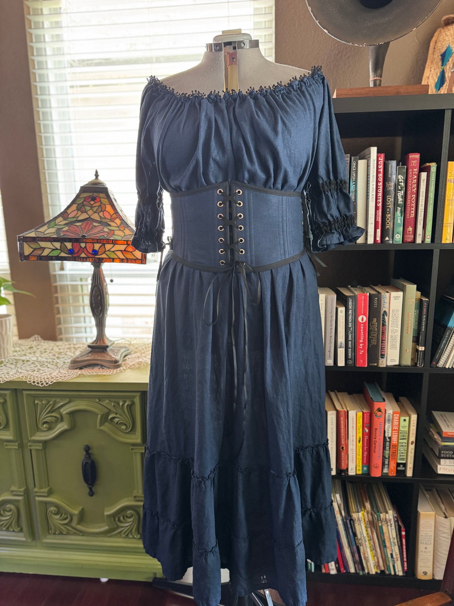"Aurora" Linen Maxi Dress