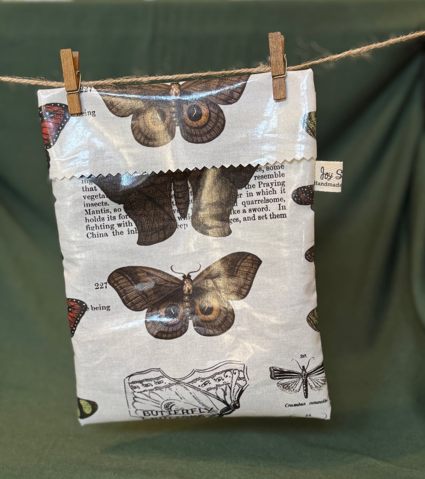 Laminated Cotton Sandwich Bags, Fold Over