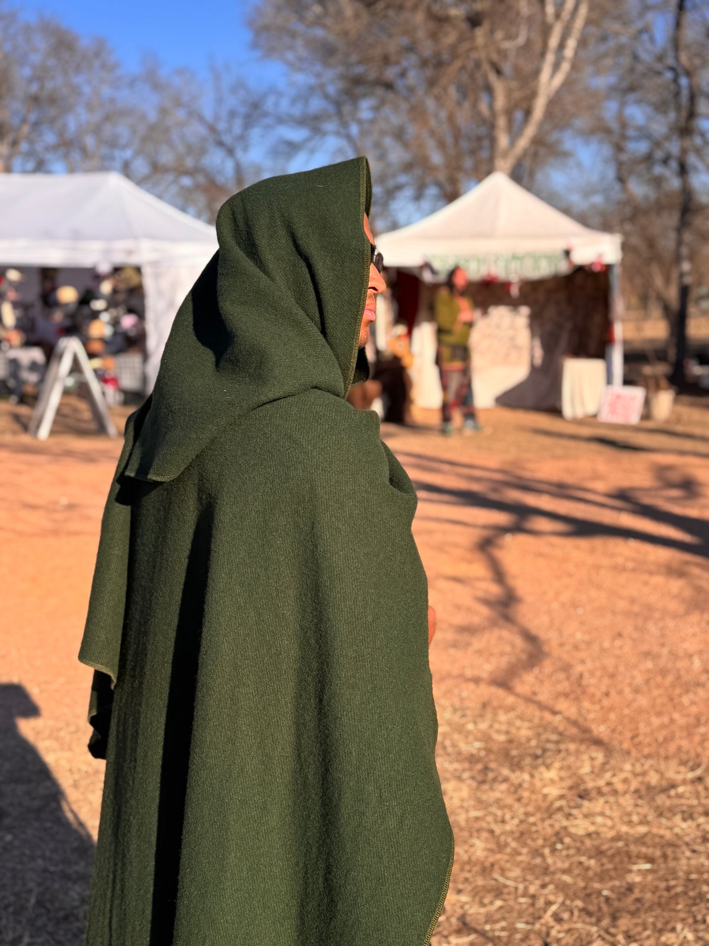 Wool Ruana Cloak