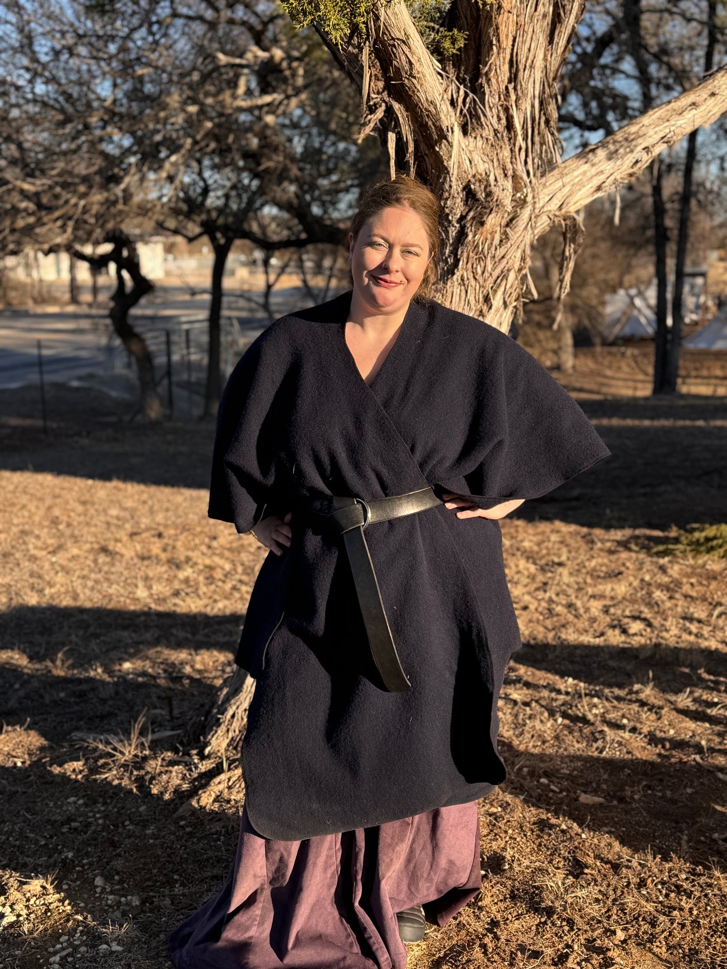 Wool Ruana Cloak