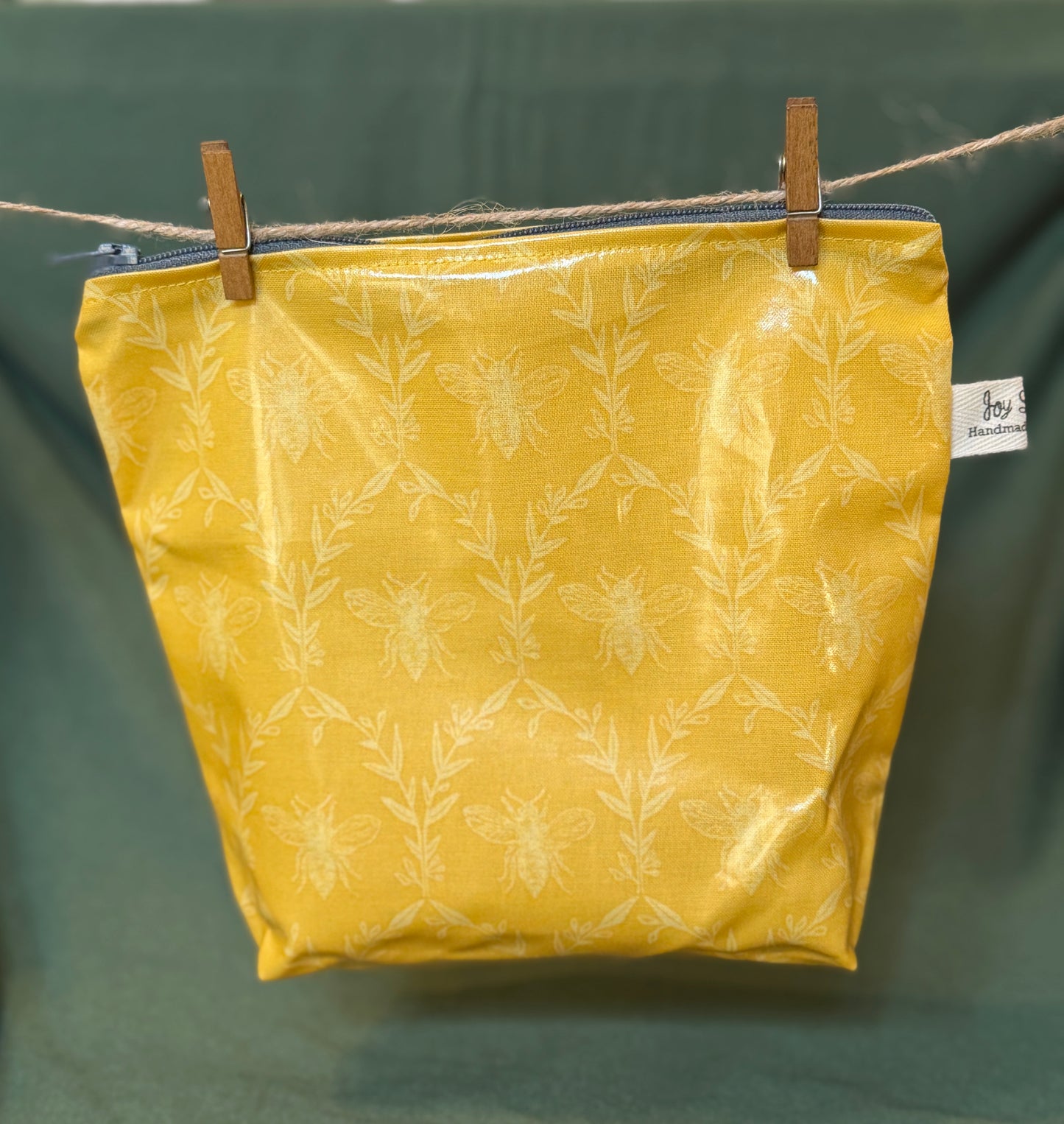 Laminated Cotton Bags, Zipper