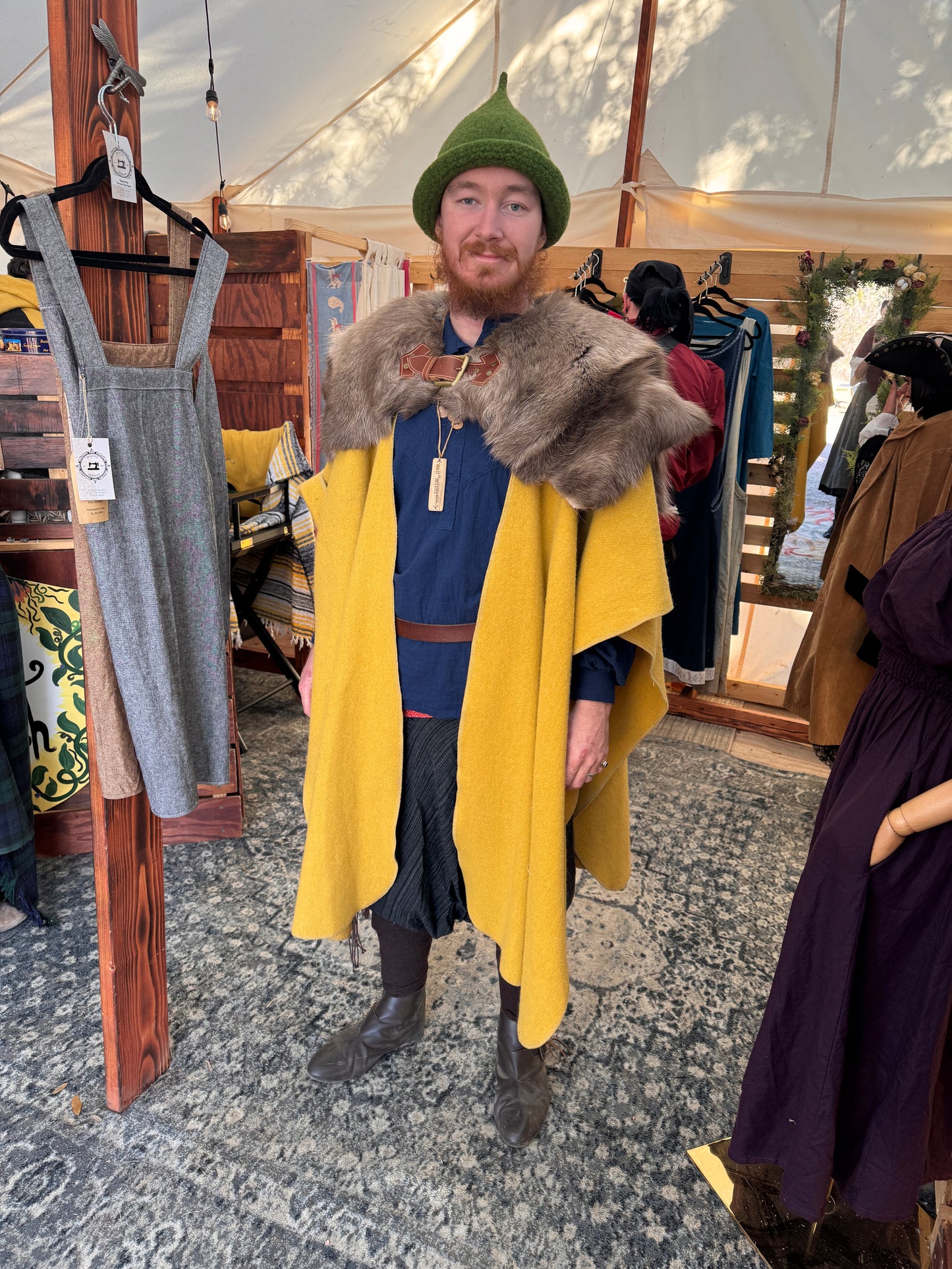 Wool Ruana Cloak