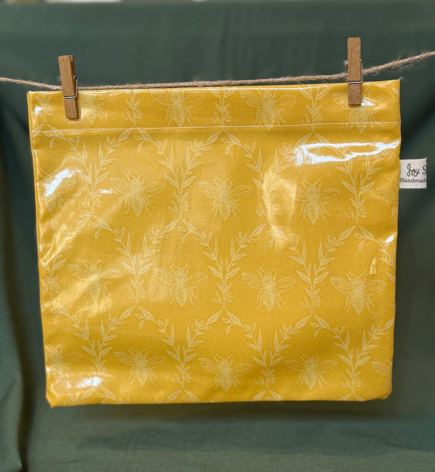 Laminated Cotton Bags, Velcro Lock