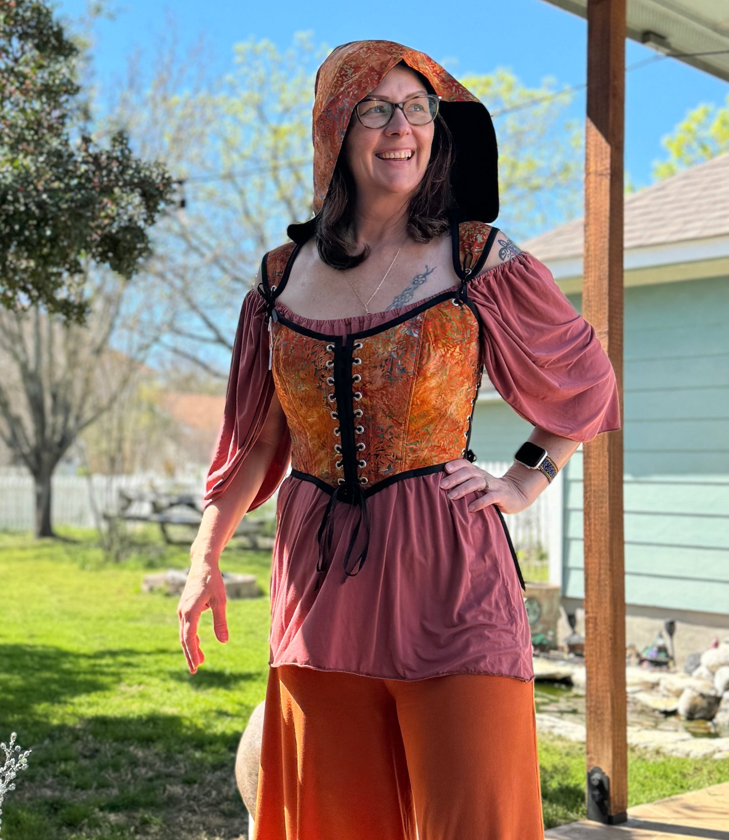 Hooded Bodice