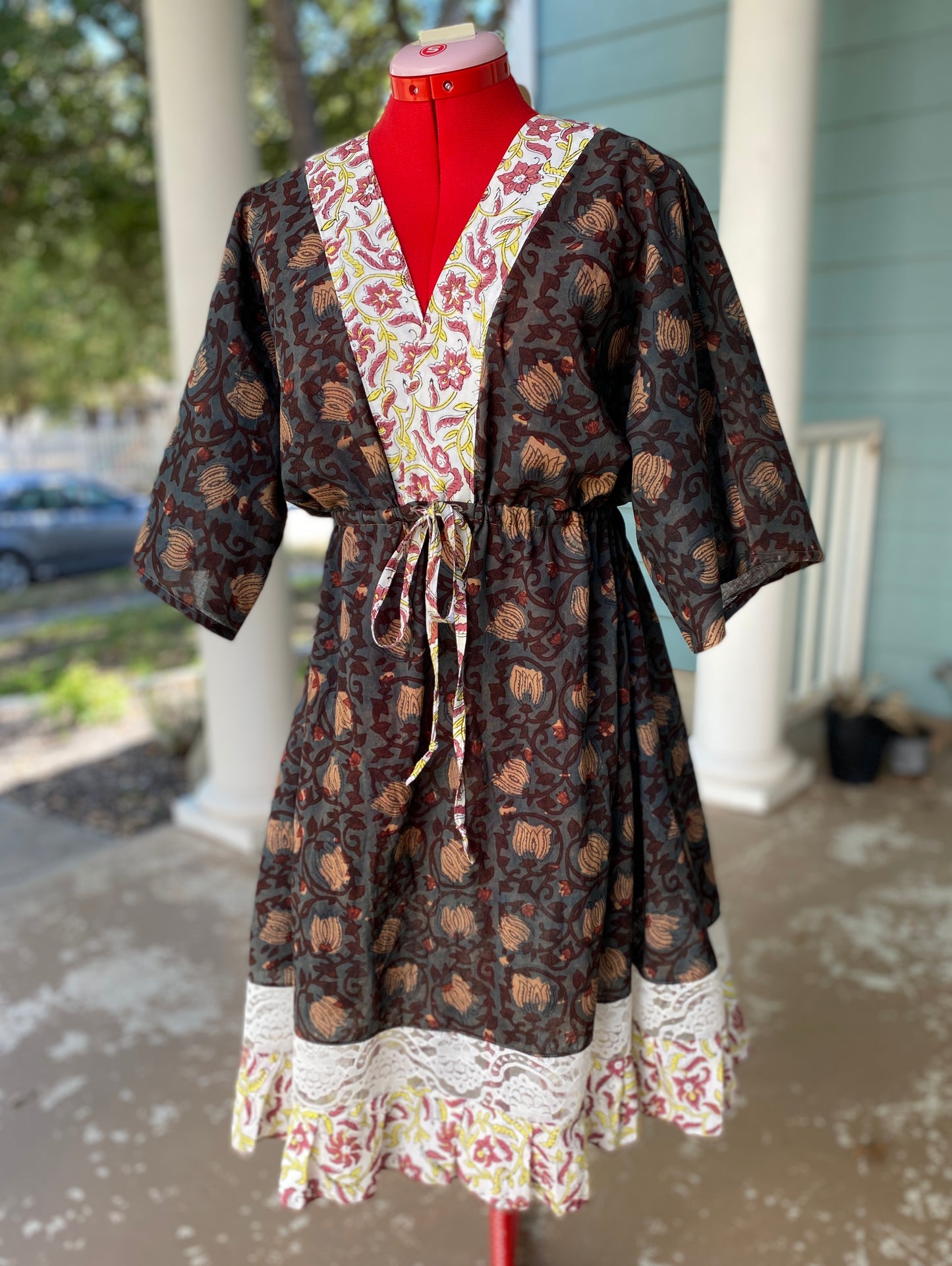 Dress - Block Print Cotton